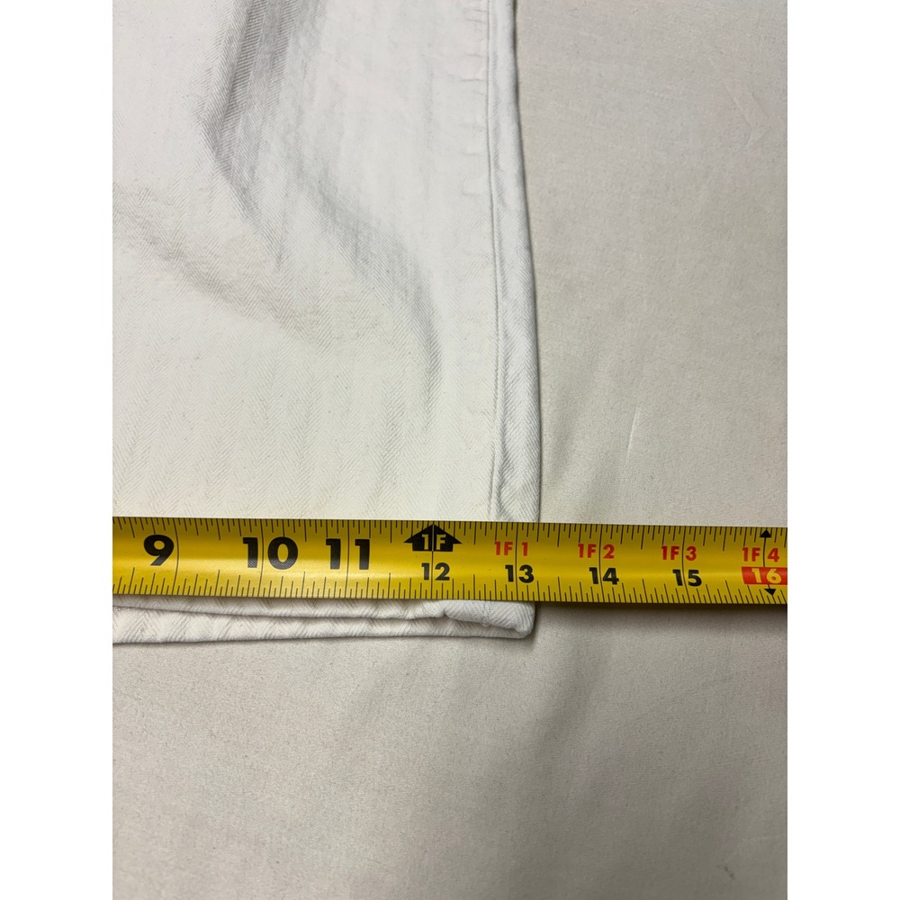 Abercrombie & Fitch Curve Love Wide Leg High Rise White Jeans Women Plus 33 L28 - Picture 10 of 11